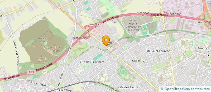 localisation de l'entreprise SCI BACHIRA  LOOS-EN-GOHELLE