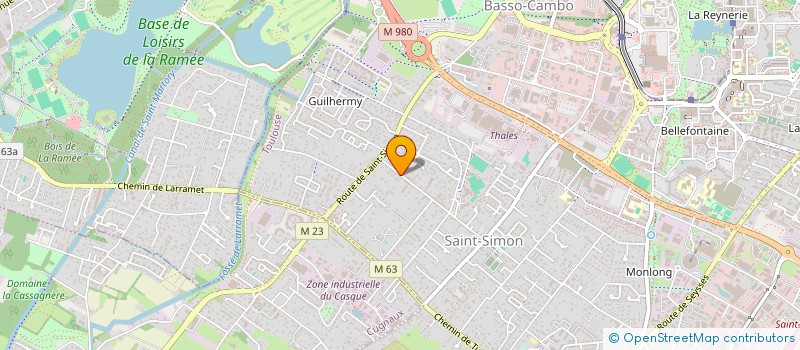 localisation de l'entreprise SCI BACHMANN  TOULOUSE