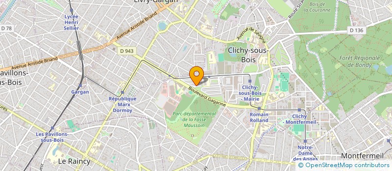 localisation de l'entreprise SCI BACHOTET-KAOUKDJI à CLICHY-SOUS-BOIS