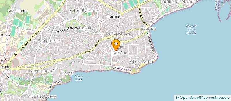 localisation de l'entreprise SCI BACHY LE DOUARIN  SAINT-NAZAIRE