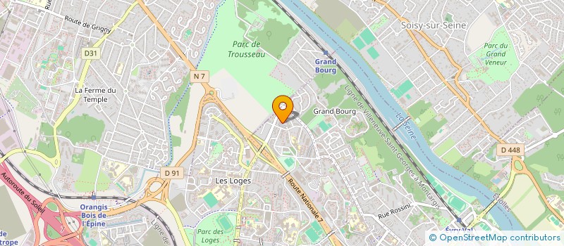 localisation de l'entreprise SCI BACIK à EVRY-COURCOURONNES
