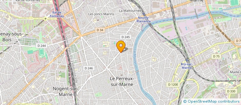 localisation de l'entreprise SCI BACIU  LE PERREUX-SUR-MARNE
