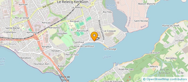 localisation de l'entreprise SCI BACK IN THE RACE  LE RELECQ-KERHUON