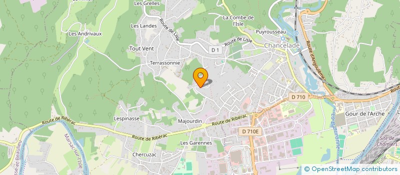 localisation de l'entreprise SCI BACKLASH  CHANCELADE