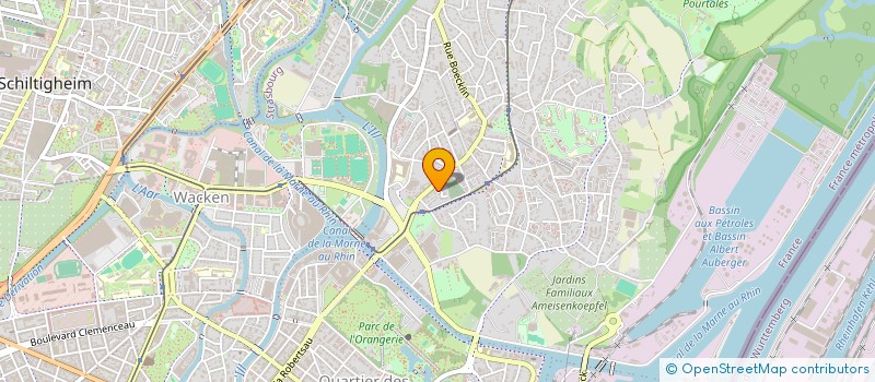 localisation de l'entreprise SCI BACKSTAGE  HRDT