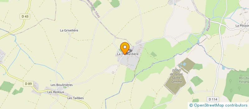 localisation de l'entreprise SCI BACLE FM  CHAVAGNES-LES-REDOUX