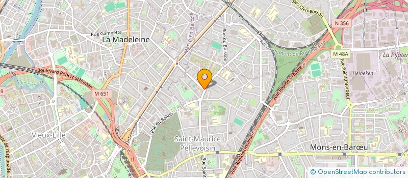 localisation de l'entreprise SCI BACMAX à LILLE