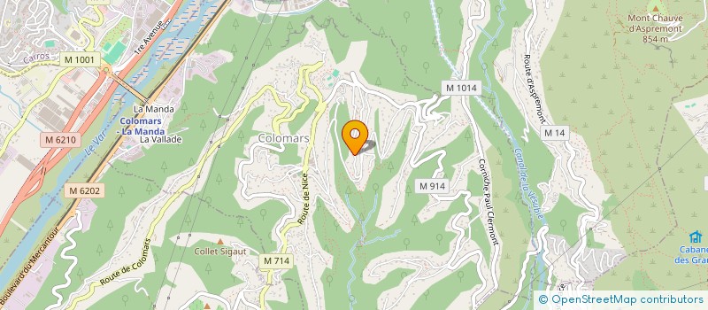 localisation de l'entreprise SCI BACN  COLOMARS