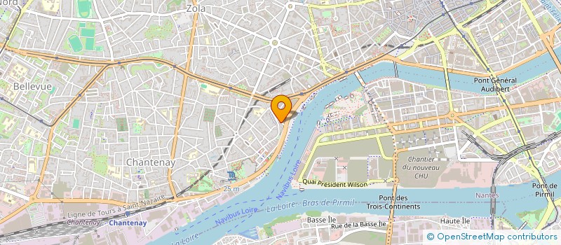 localisation de l'entreprise SCI BACO à NANTES