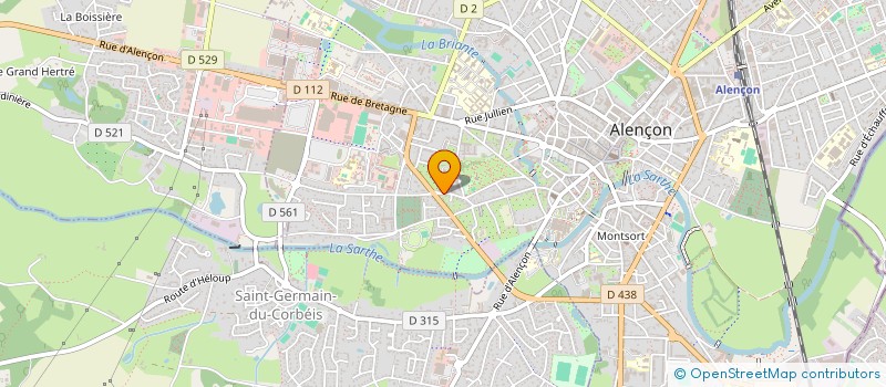 localisation de l'entreprise SCI BACOU-PSB à ALENCON