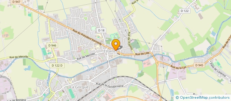 localisation de l'entreprise SCI BACQUET INVEST  ESTAIRES