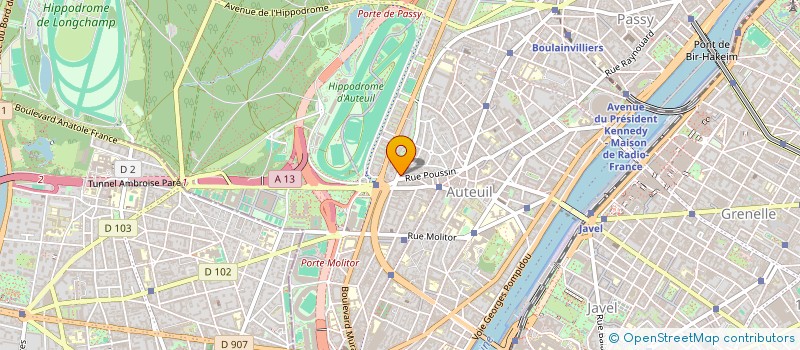 localisation de l'entreprise SCI BACQUIAN  PARIS