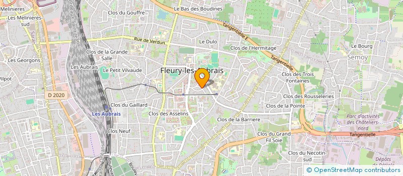 localisation de l'entreprise SCI BACS à FLEURY-LES-AUBRAIS
