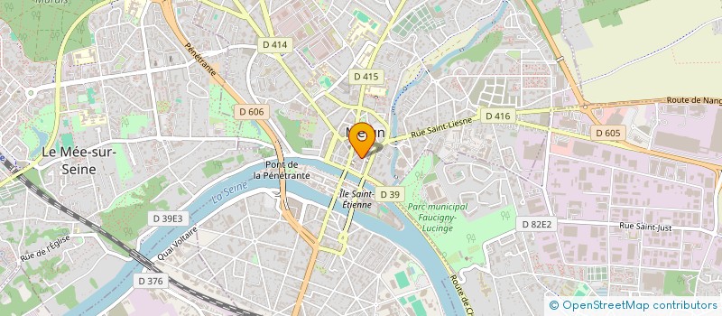 localisation de l'entreprise SCI BACSTENT à MELUN