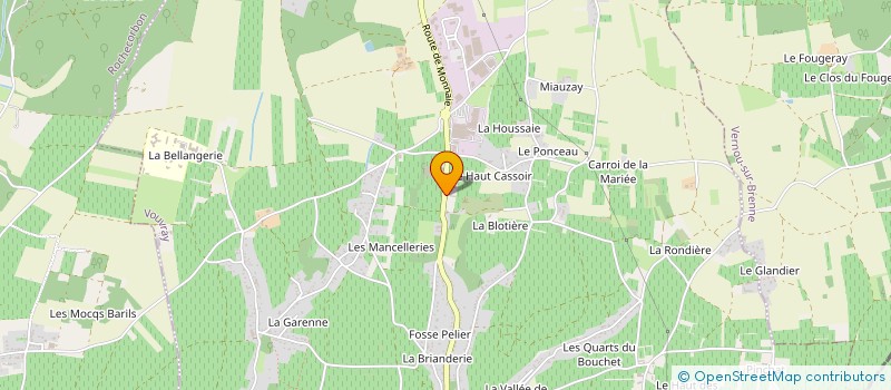 localisation de l'entreprise SCI BACY à VOUVRAY