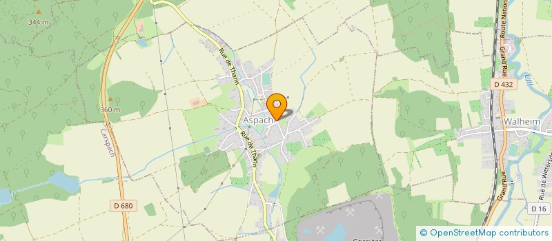 localisation de l'entreprise SCI BAD-1  ASPACH