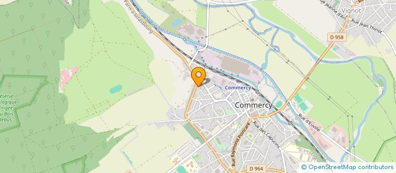 localisation de l'entreprise SCI BADACY à COMMERCY