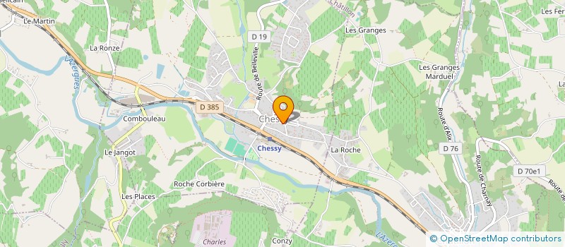 localisation de l'entreprise SCI BADADAN J.J. O.  CHESSY