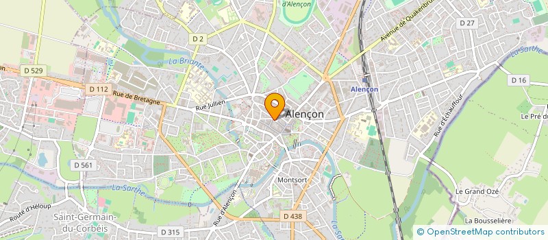 localisation de l'entreprise SCI BADAI à ALENCON