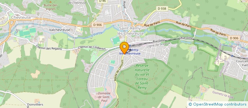 localisation de l'entreprise SCI BADAK  SAINT-REMY-LES-CHEVREUSE