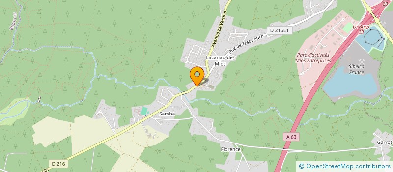 localisation de l'entreprise SCI BADALUCCO  MIOS