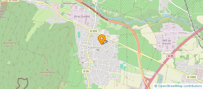 localisation de l'entreprise SCI BADAMIS  CHATENOIS