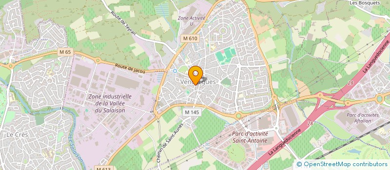 localisation de l'entreprise SCI BADAN ET FILS à VENDARGUES