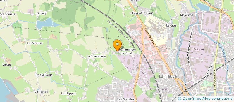 localisation de l'entreprise SCI BADAOUI BARTAL à VIRIAT