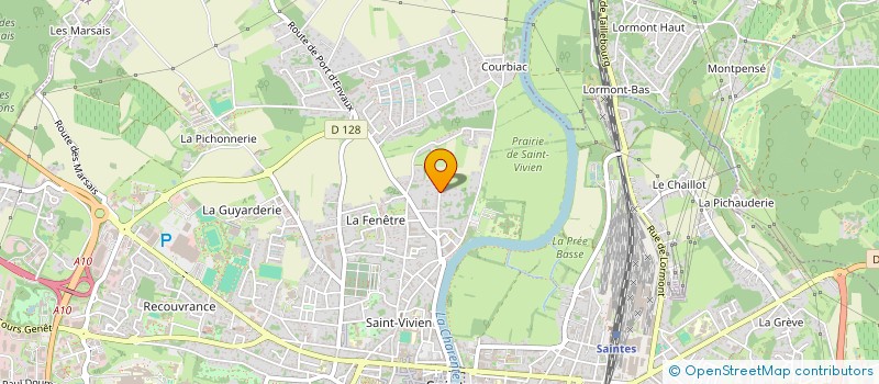 localisation de l'entreprise SCI BADAPA  SAINTES