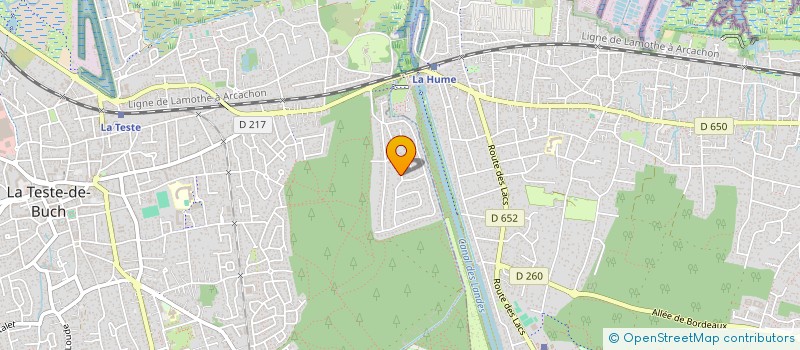 localisation de l'entreprise SCI BADARD ABANSES  LA TESTE-DE-BUCH