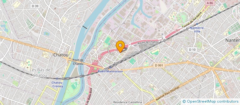 localisation de l'entreprise SCI BADAS 1 à RUEIL-MALMAISON