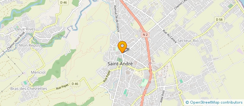 localisation de l'entreprise SCI BADAT à SAINT DENIS