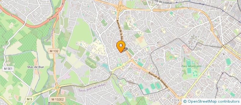 localisation de l'entreprise SCI BADC BILLOT à MONTPELLIER