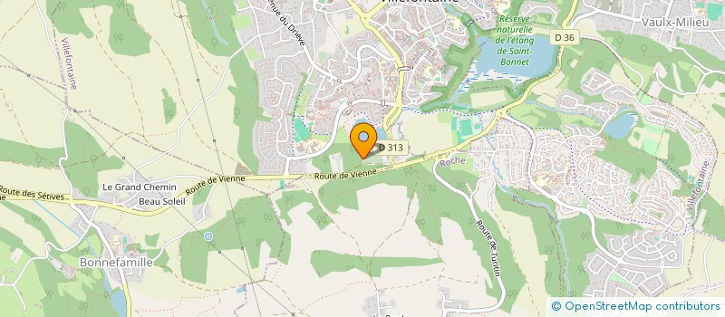 localisation de l'entreprise SCI BADE  VILLEFONTAINE