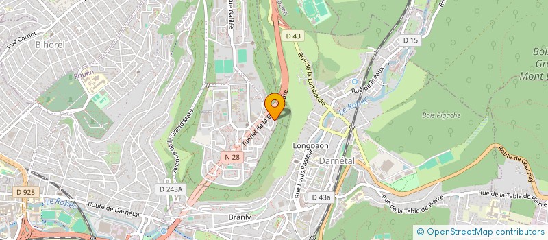 localisation de l'entreprise SCI BADEL  ROUEN