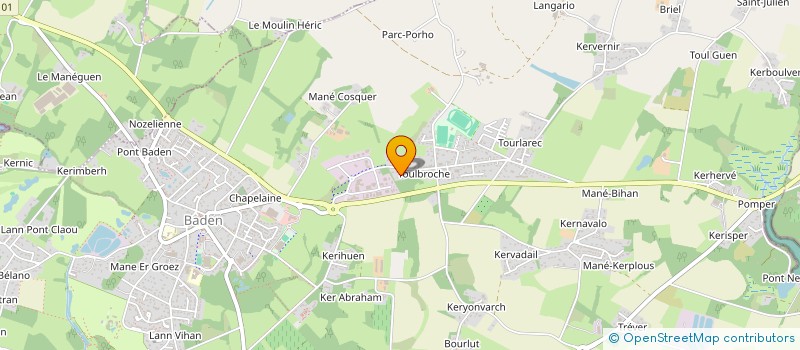 localisation de l'entreprise SCI BADEN  BADEN