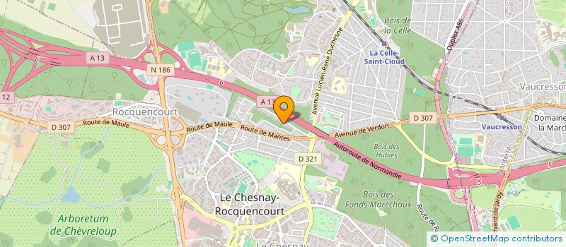 localisation de l'entreprise SCI BADENES-PIQUET  LA CELLE-SAINT-CLOUD