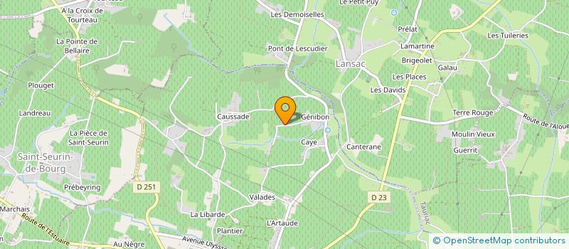 localisation de l'entreprise SCI BADER à BOURG