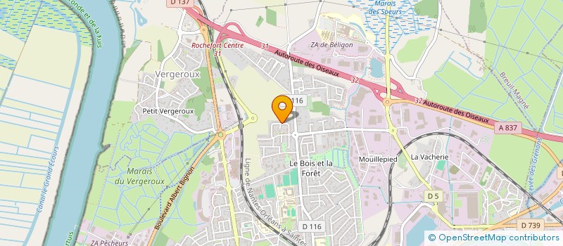 localisation de l'entreprise SCI BADERIC  ROCHEFORT