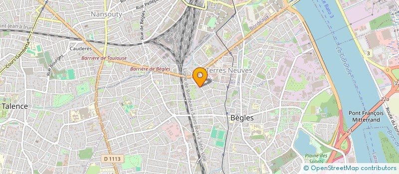localisation de l'entreprise SCI BADHIS à BEGLES