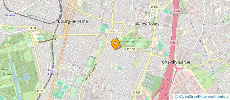 localisation de l'entreprise SCI BADI ROSES  L'HAY-LES-ROSES