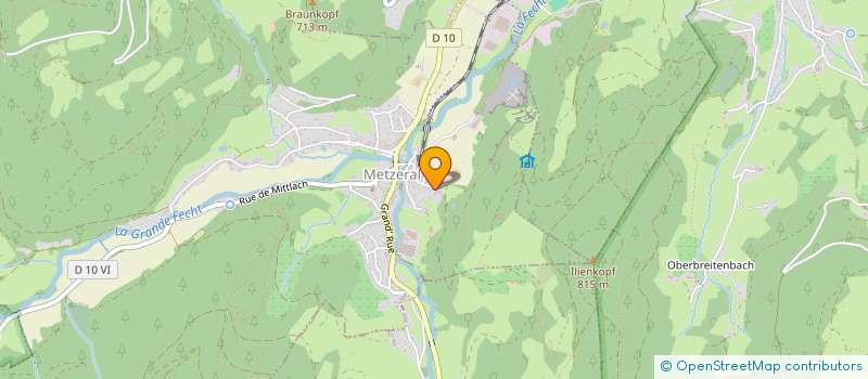 localisation de l'entreprise SCI BADIANE  METZERAL