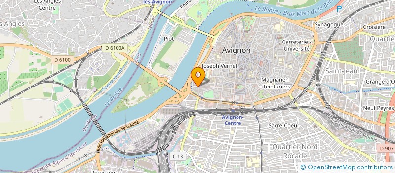 localisation de l'entreprise SCI BADIER RASPAIL  AVIGNON