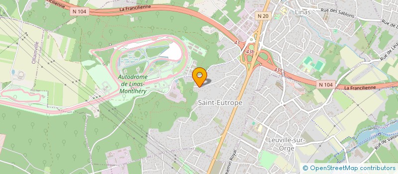 localisation de l'entreprise SCI BADIMMO à LINAS
