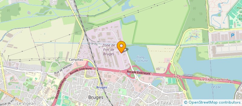 localisation de l'entreprise SCI BADIMO  BRUGES