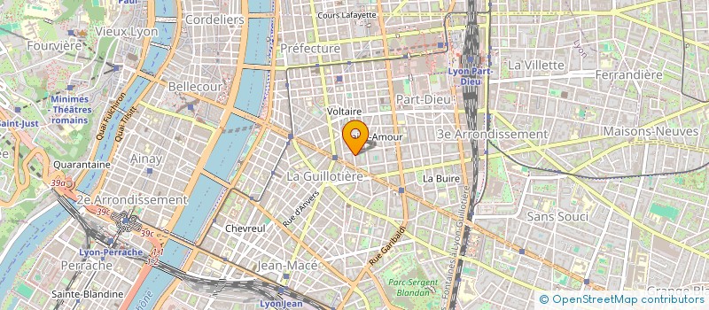 localisation de l'entreprise SCI BADINAND  LYON