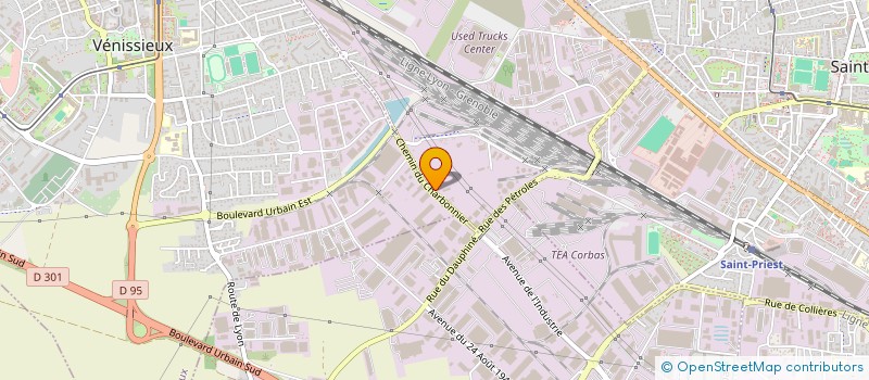 localisation de l'entreprise SCI BADINVEST  SAINT-PRIEST