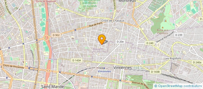 localisation de l'entreprise SCI BADOLATO à MONTREUIL