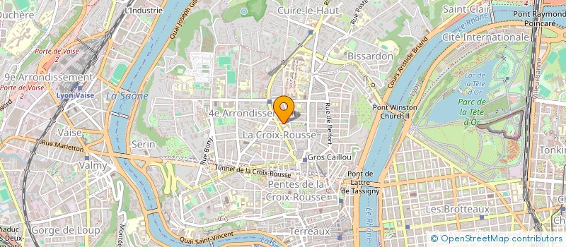 localisation de l'entreprise SCI BADOU  LYON