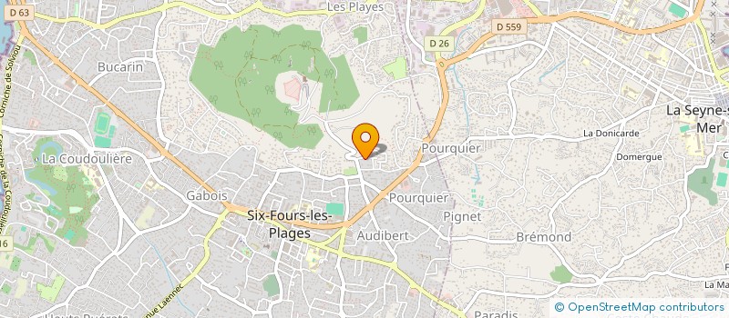 localisation de l'entreprise SCI BADOU à SIX-FOURS-LES-PLAGES